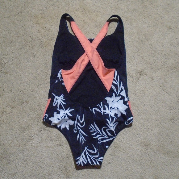 ROXY NEW Fitness Print One Piece Swimsuit S - Picture 6 of 9